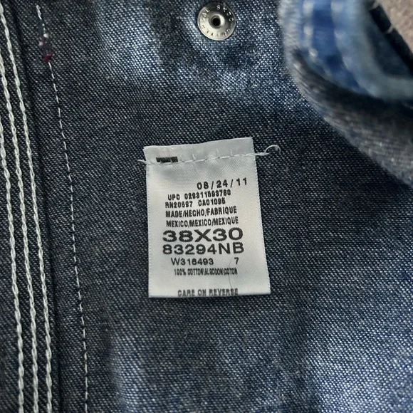 Dickies Dark Blue Work Overalls - Picture 2 of 2